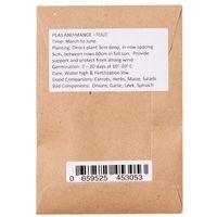 Sandveld Seeds Pea Mange Tout Weggisser